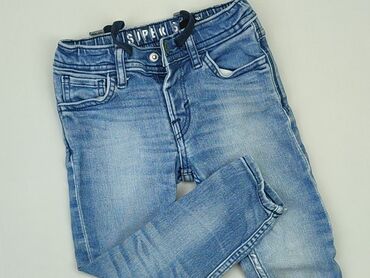 spodnie eleganckie z paskiem: Jeans, 2-3 years, 98, condition - Good