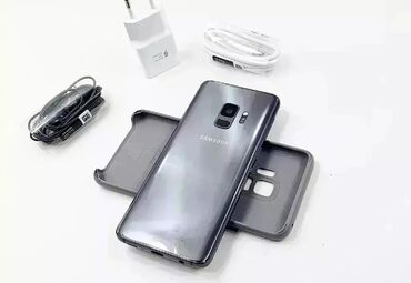 samsung galaxy s9 чехол: Samsung Galaxy S9, Колдонулган, 128 ГБ, түсү - Боз, 2 SIM