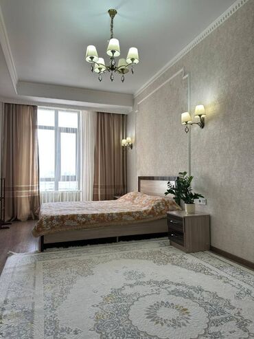 снять жилье в кыргызстане: 4 комнаты, 136 м², Элитка, 12 этаж, Евроремонт