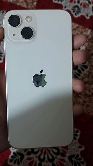 pc case: IPhone 13, Б/у, 256 ГБ, Белый, 83 % — 1