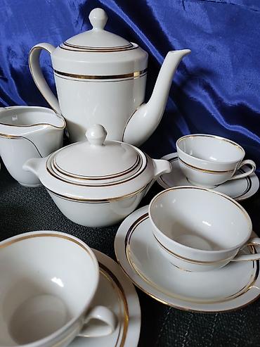 Ostali antikviteti: Servis za kafu Chodziez Poljska iz 80ih.god. Servis za 6 osoba, bez — 3