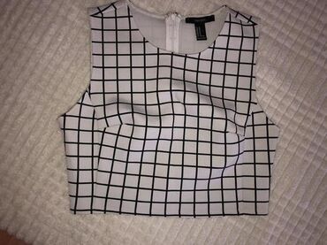 pamučne ženske majice: M (EU 38), Geometrijski, bоја - Bela