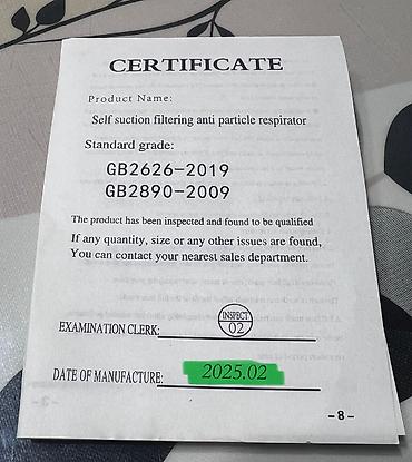 Спецодежда: Респираторная многоразовая маска Респираторы #защитная маска #маска at lalafo.kg — 9 Спецодежда: Респираторная многоразовая маска Респираторы #защитная маска #маска — 9