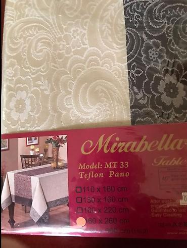 bamboo tekstil: Mirabella Textile masa örtüyü - Model: MT 33 (Teflon Pano) - Ölçü — 2