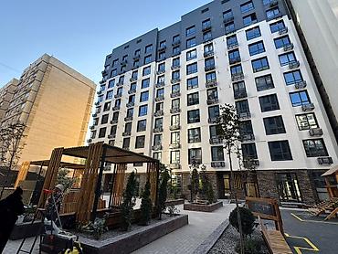 камыш ош: 3 комнаты, 88 м², Элитка, 9 этаж, ПСО (под самоотделку) — 1