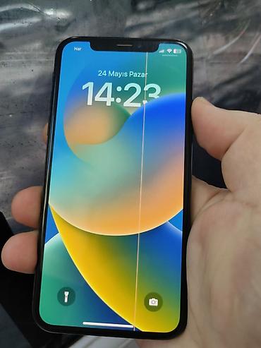 iphone x 2 ci el: IPhone X, 64 GB, Jet Black, Face ID — 1