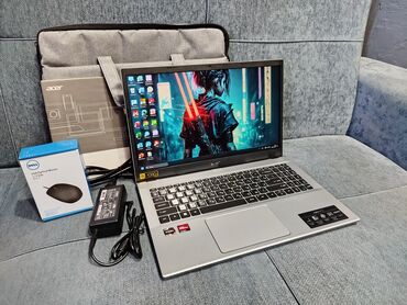 дисплей для ноутбука acer: Ноутбук, Acer, 20 ram gb ГБ ОЭТ, AMD Ryzen 7, 15.6 ", Жаңы, Жумуш, окуу үчүн, эс тутум NVMe SSD
