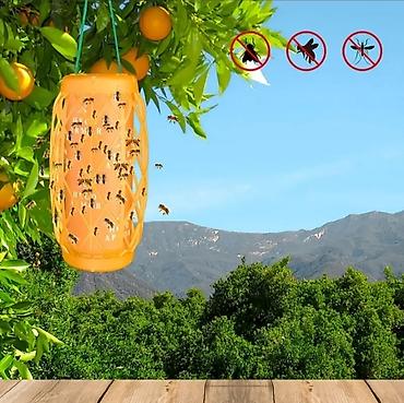 Asma tipli yapışqan milçək, ağcaqanad, arı tələsi – bağ, bostan, meyvə
