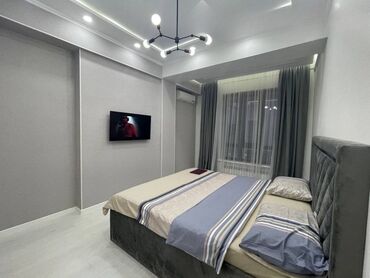 алтын казык ж м: 1 комната, 46 м², Элитка, 11 этаж, Дизайнерский ремонт
