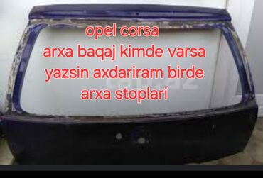 Baqajniklər: Opel CORSA 1997 il, Orijinal, Almaniya, İşlənmiş