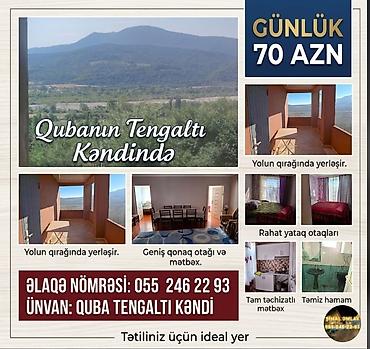 nabran ev satilir: 1000 kv. m, 3 otaqlı, İnternet, Kommunal xətlər qoşulmayıb, Su — 5