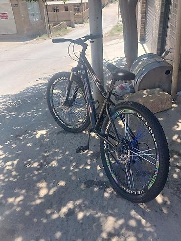 velosiped 28 type 1: Dağ velosipedi – 26” təkərlər, disk əyləclər, amortizatorlu ön vilka — 2
