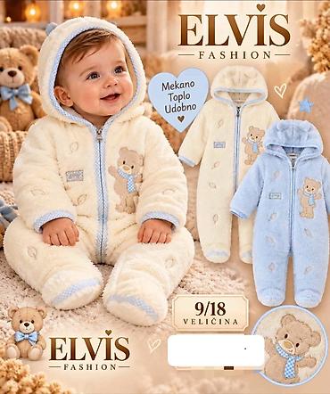 elza igracka: ELVIS FASHION – zimski skafanderi za bebe - Topli, mekani i udobni — 2
