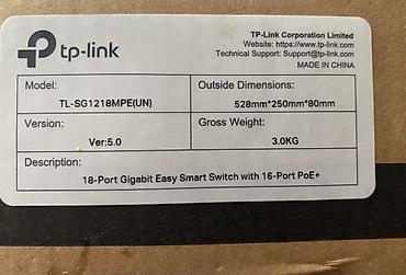 TP-Link TL-SG1218MPE (UN) – 18-Port Gigabit Easy Smart Switch, 16 PoE+ at lalafo.az — 2 TP-Link TL-SG1218MPE (UN) – 18-Port Gigabit Easy Smart Switch, 16 PoE+ — 2