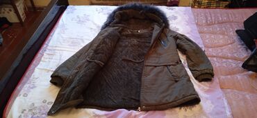 женские зимние дубленки in Азербайджан | ПАЛЬТО: Женская куртка L, цвет - Зеленый