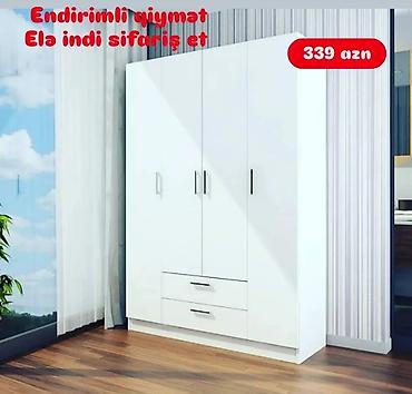 dos eti: Yeni, 3 qapılı, Siyirməli, Ağ, Açılan, Düz dolab — 1