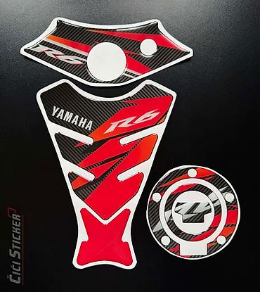 rim: Yamaha R6 Komplet Tank pad Štitnik Guvernale čepa- 2786 Yamaha R6 — 1