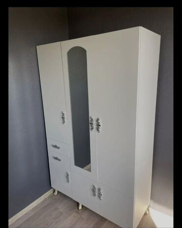 Dolablar: Yeni, Açılan, 3 qapılı Düz dolab, Qarderob, paltar dolabı — 8