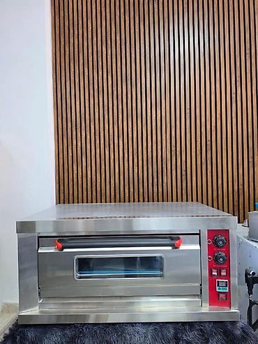 Elektrik sobalar: Pizza sobası 🔥 Professional Daşlı Pizza Sobası – Pizza və Şirniyyat — 13