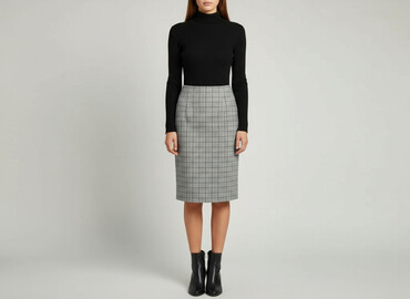 spódnice midi z wiskozy: Women`s skirt, size L