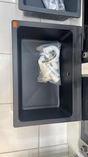 Santexnika: Mətbəx üçün ikitərəfli və təkqablı lavabo modelləri - Materiallar — 4