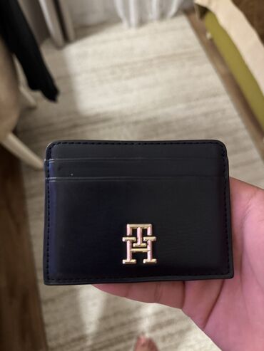 барсетка томи: Картхолдер, түсү - Көк, Жаңы, Унисекс