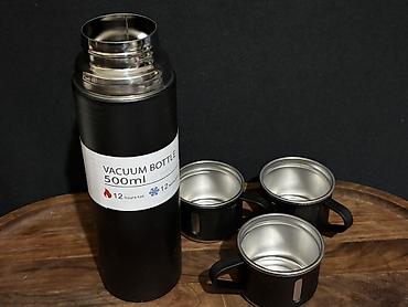 Ev və bağ: Rəng - Qara, Termos, Paslanmayan polad, 0,5 bucket volume l — 1