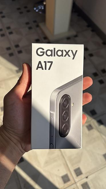 Техника и электроника: Samsung Galaxy A17, 128 ГБ, цвет - Серебристый, Face ID, Отпечаток пальца — 1
