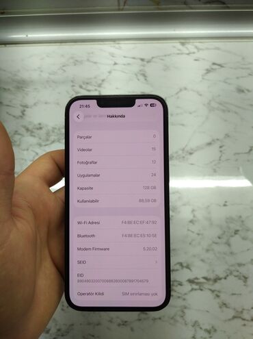 Apple iPhone: IPhone 13 Pro, Sierra Blue, Face ID — 8