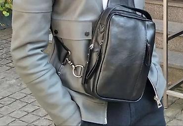 Барсетки: Продаю Барсетку из натуральной кожи покупал 6500 сом ручная работа — 12