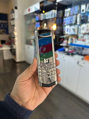 işdənmiş telefonlar: Vertu Signature S Silver ideal veziyyetdedi. Orginaldi Qutusu — 9
