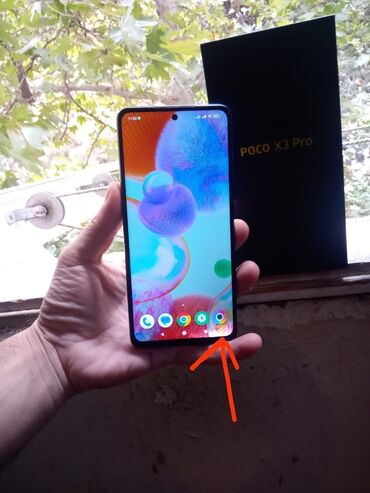 huawei p30 pro qiymeti: Poco X3 Pro, 128 ГБ, цвет - Синий, Отпечаток пальца