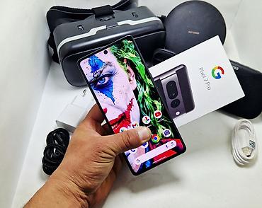 Google: Google Pixel 7 Pro, Б/у, 128 ГБ, цвет - Черный, 2 SIM, eSIM, 1 SIM — 1