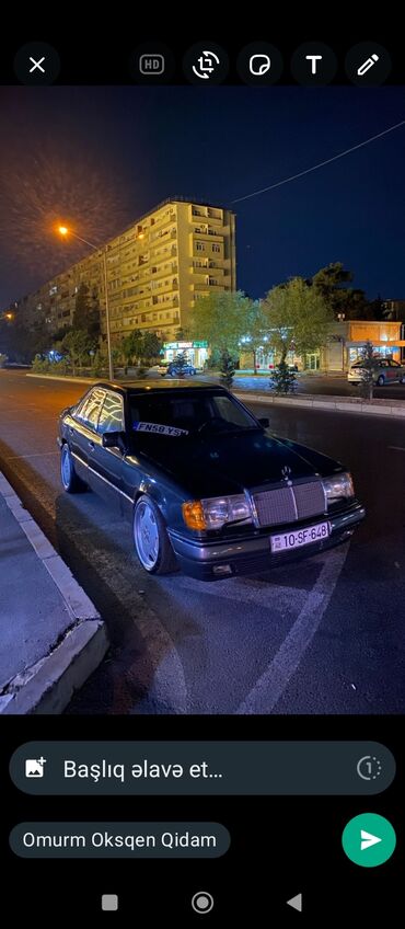 mercedes bufer qiymeti: Ön, Mercedes-Benz 124 KUZA, 1993 il, Orijinal, Almaniya, İşlənmiş