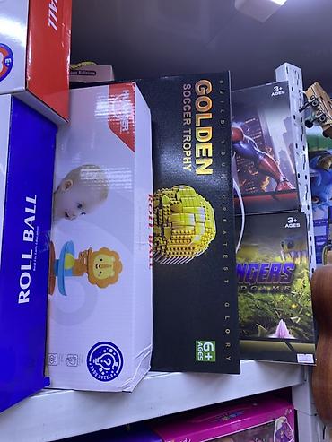 Игрушки: Конструктор “GOLDEN SOCCER TROPHY” - Тематика: золотой футбольный — 3