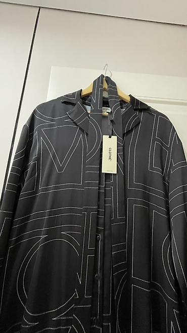 Повседневные платья: Платье-рубашка Clothe - Длина: макси - Цвет: графитовый/черный с — 4