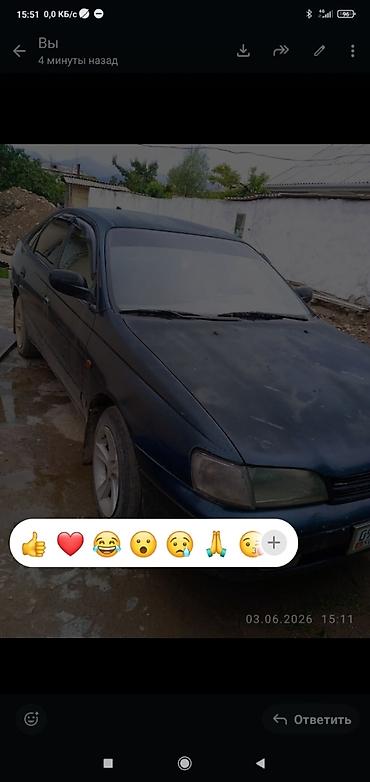 Toyota: Toyota Carina E: 1997 г., 1.6 л, Кол менен иштөөчү, Бензин, Фастбек — 5