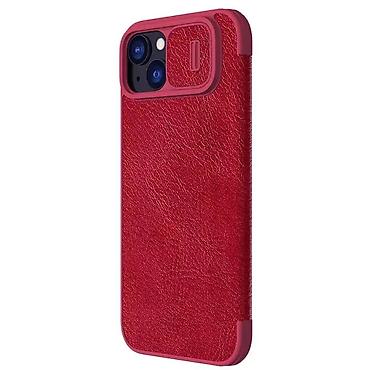 Maske i futrole za telefone: Maska Nillkin Qin Pro za iPhone 15 Plus 6.7 crvena. Uz brzu dostavu i — 5