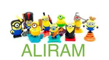 Oyuncaqlar: Kinder süpriz yumurta oyuncaqı Minionları ALIRAM.1-2 manat her