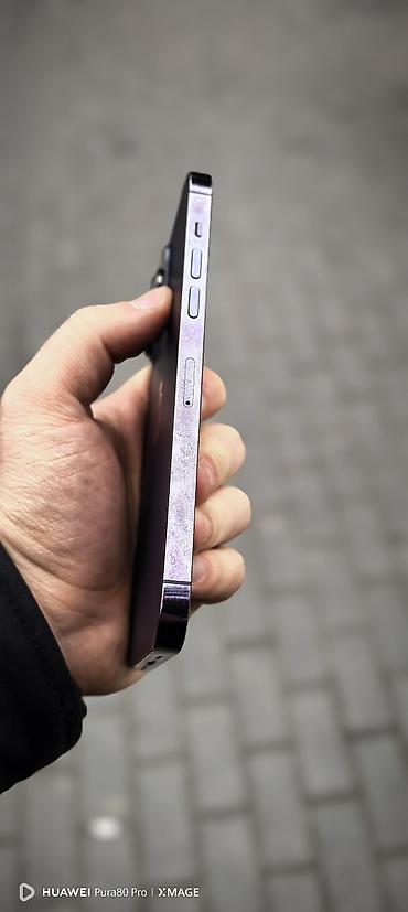 balaca iphone: IPhone 14 Pro Max, 256 GB, Deep Purple, Sənədlərlə, Zəmanət, Face ID — 6