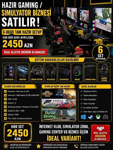 goat simulator: Hazır gaming/simulyator biznesi üçün 6 ədəd tam set Hər setə daxil — 1