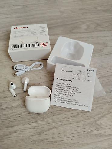 Yeni Simsiz (Bluetooth) Qulaqcıqlar, rəng - Ağ