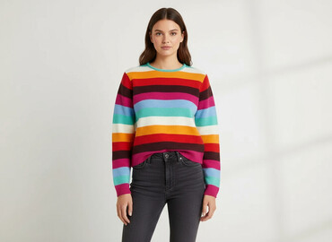 sweter akryl: Sweter damski, rozmiar M