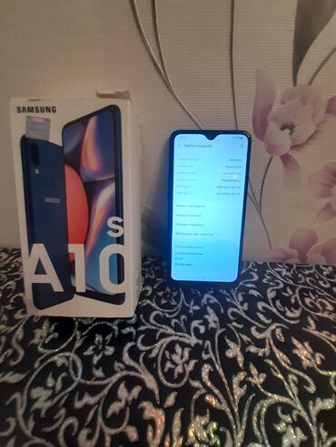 samsug a14: Samsung A10s, 32 ГБ, цвет - Синий, Отпечаток пальца, Две SIM карты