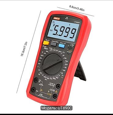 cctv tester: UNI-T UT890C+ Raqəmsal Multimetr - 6000 sayımlı ekran, böyük rəqəmsal — 2