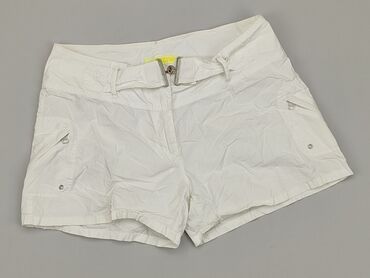 białe koronkowe bluzki z krótkim rękawem: Krótkie Spodenki Damskie, L, stan - Bardzo dobry