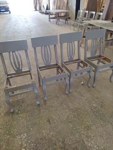 Bağ, çöl oturacaqları: Taxta yemək dəsti – müxtəlif modellər - Material: tam ağac (kənd — 27