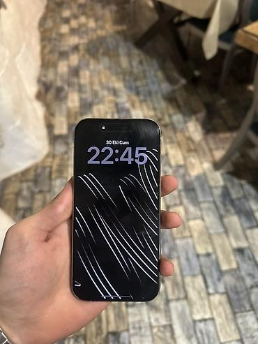 iphone xs gəncə: IPhone 15 Pro, Gümüşü, Face ID — 1