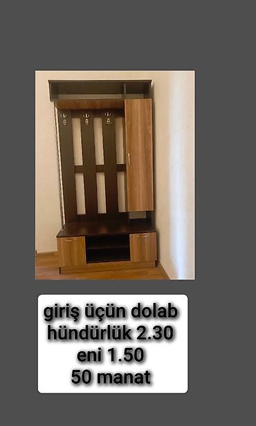 islenmis skaflar: İşlənmiş, 3 qapılı, Qəhvəyi, Açılan, Düz dolab — 1
