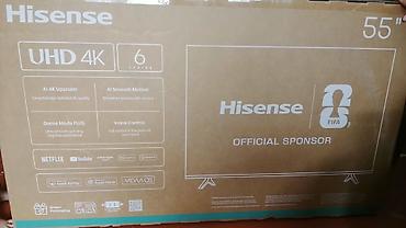 ayfon 12 pro: Hisense 55" UHD 4K Smart TV + Viper divar asqısı Məhsul — 3